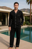 MEN Black Long Set Pijama