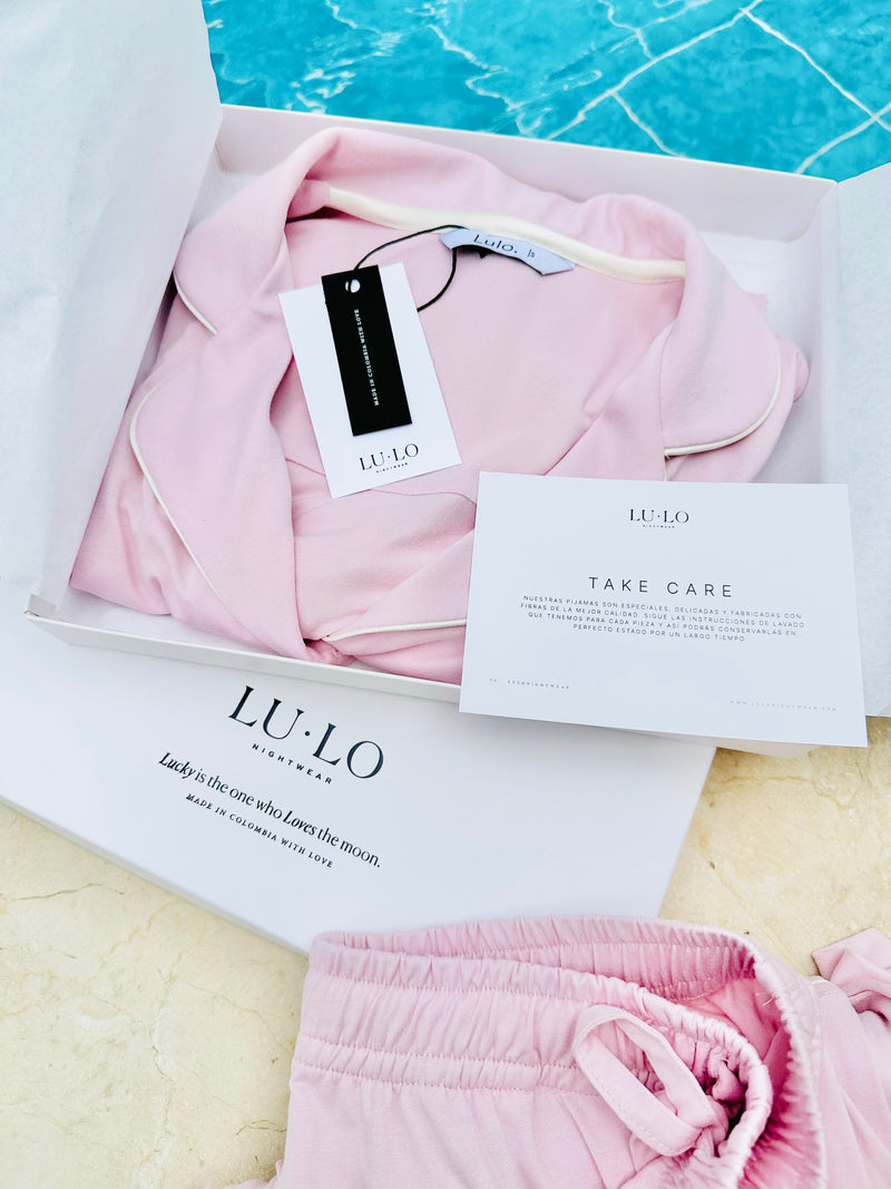 Comfy Pink Long Set Pijama