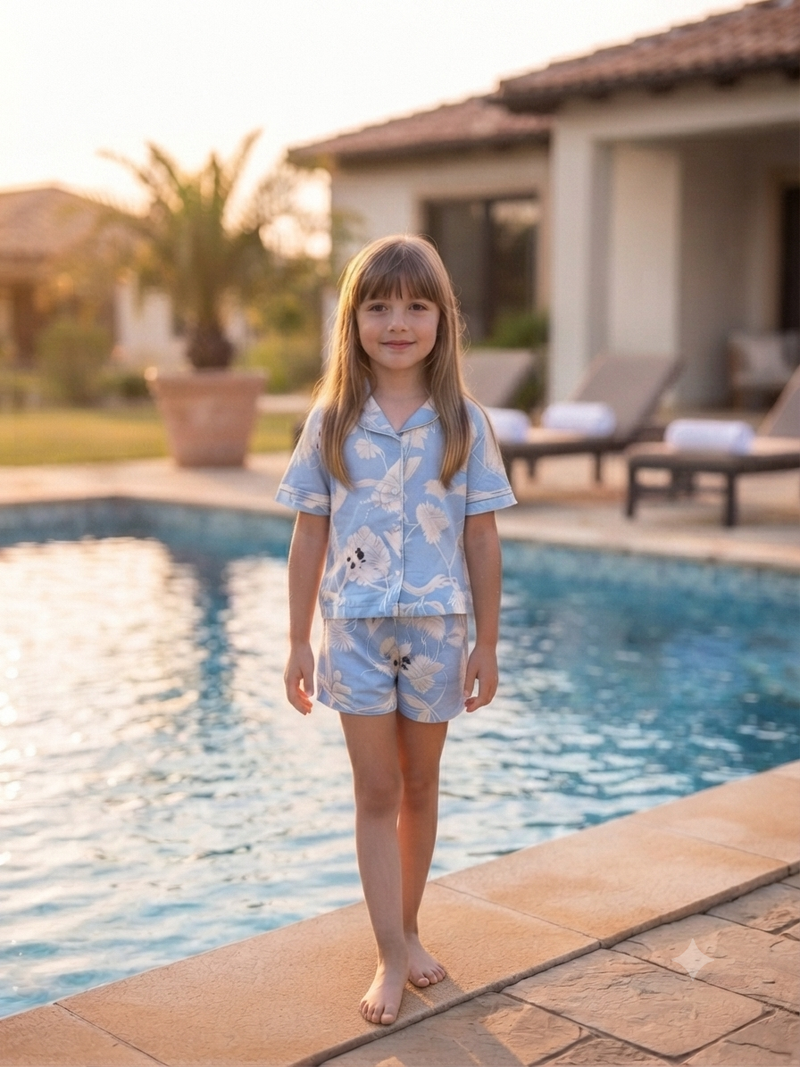 Girl Hawaii Short Set