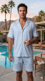 MEN Blue Bermuda Set PJ
