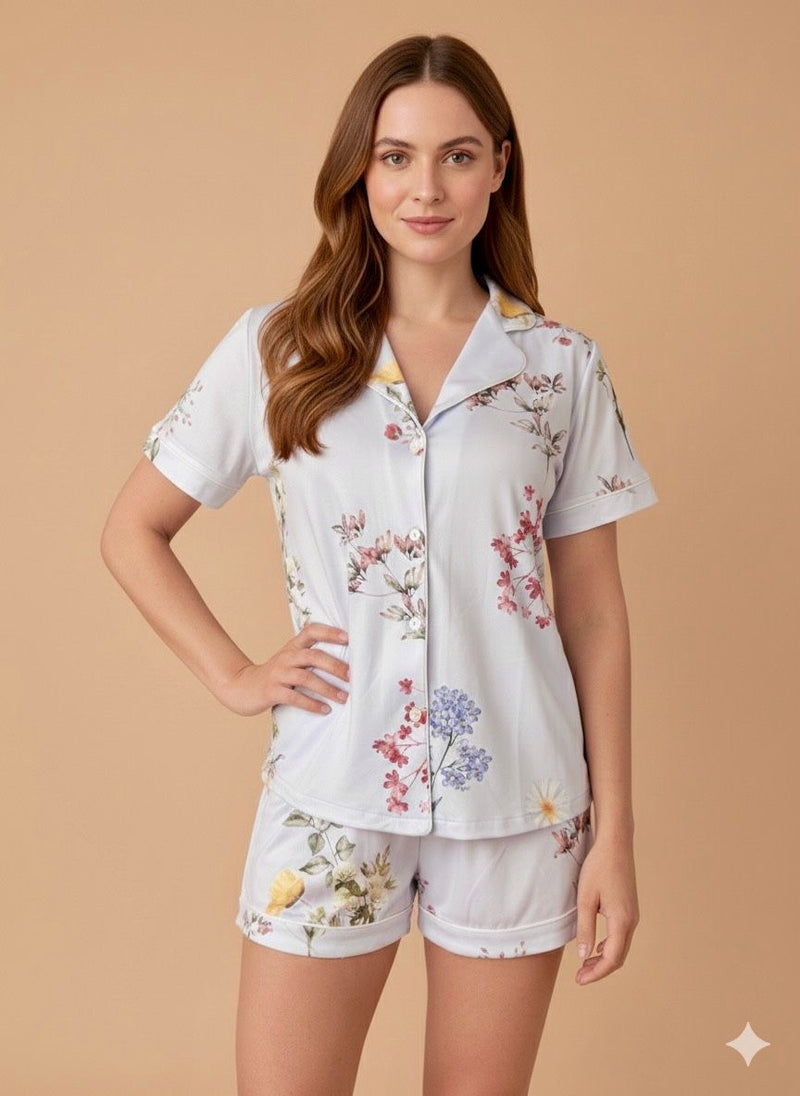 Sky Bloom Short Set PJ