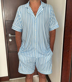 MEN Blue Bermuda Set PJ