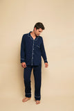 MEN Classic Navy Long Set Pijama