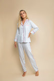 Blueky Stripes Long Set Pijama