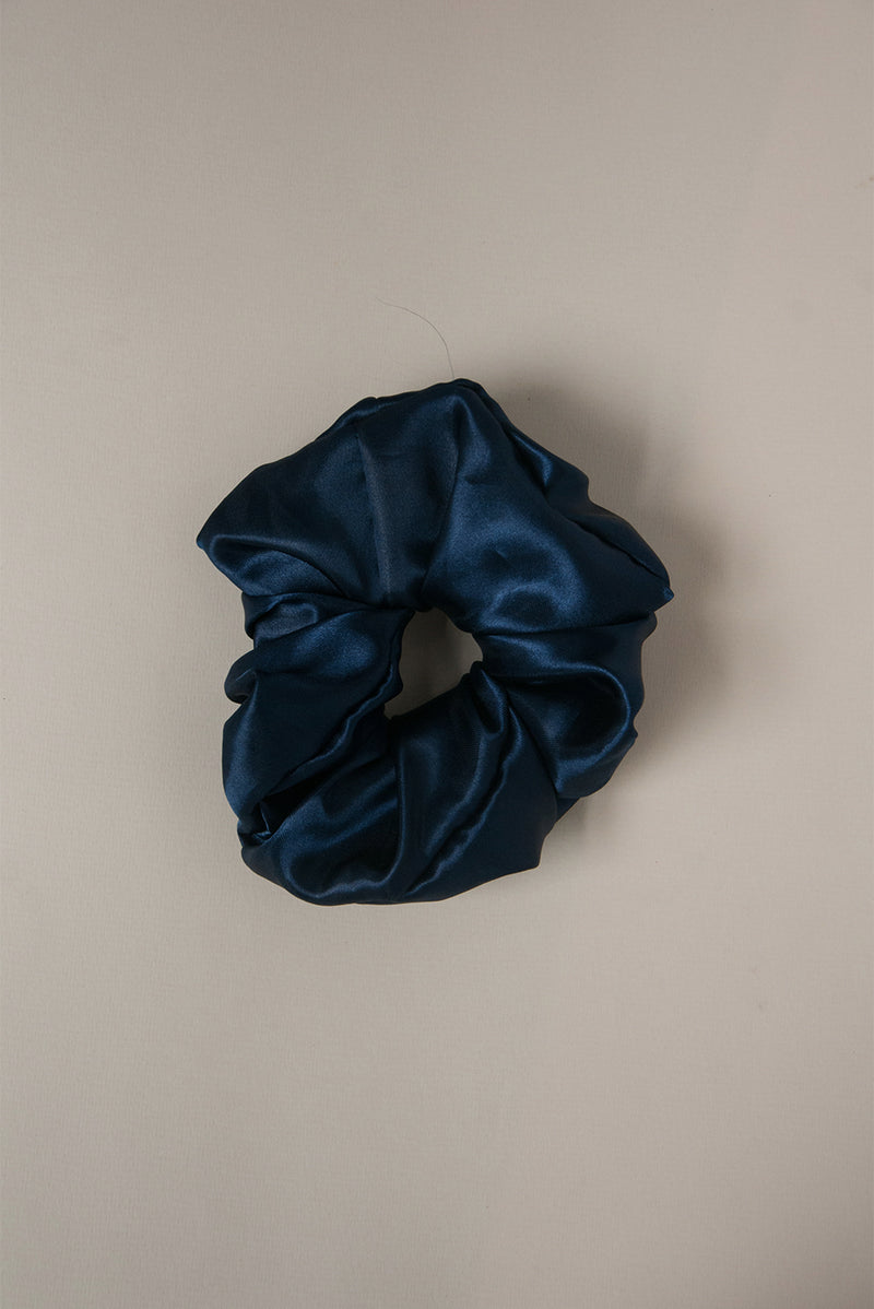 Navy Blue Scrunchie